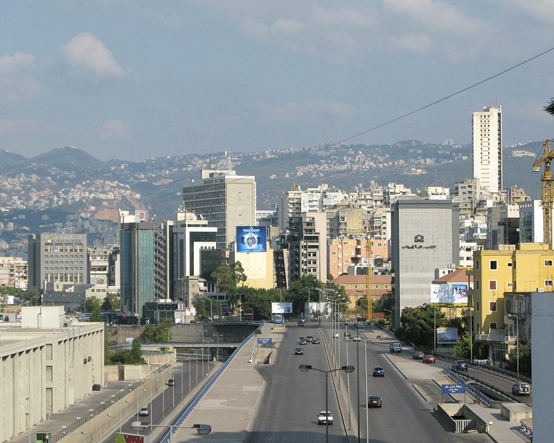 Beirut, capital of Lübnan